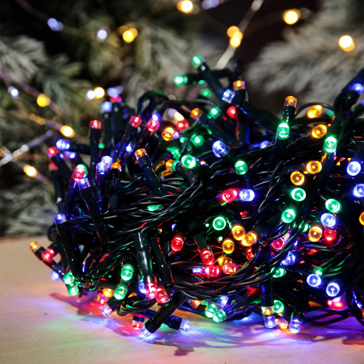 Luce di natale multi color 300 LED 15,5 m Default Title