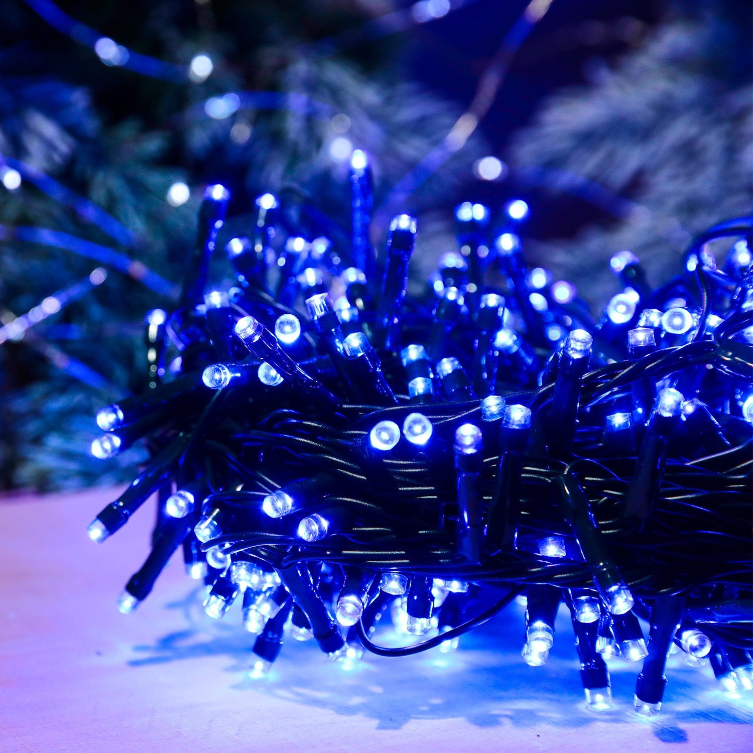 Luce di natale blu 960 LED 38,60m Default Title