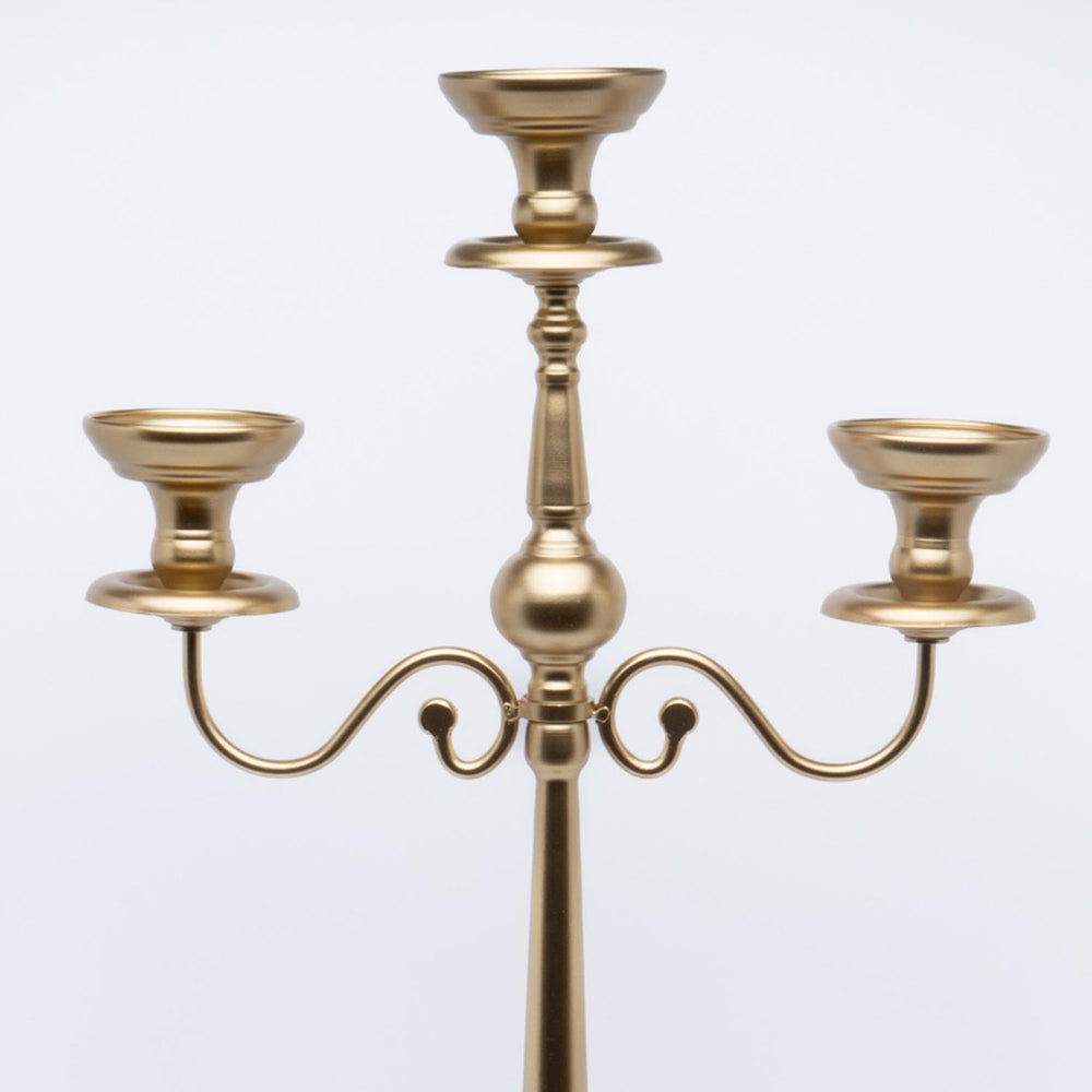 CANDELABRO 3BRACCI 39X15X74 ORO Default Title