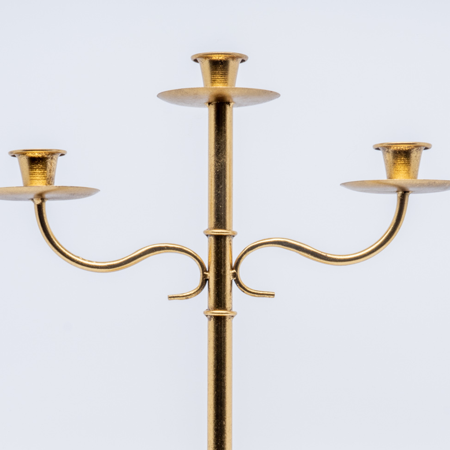 CANDELABRO RETRO' 3BRACCI ORO 38X46 Default Title